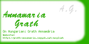 annamaria grath business card