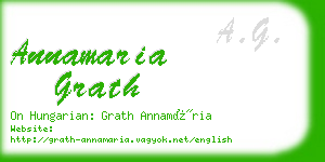 annamaria grath business card